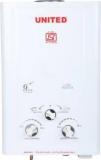 United 6 Litres X 5 Gas Water Heater (White)