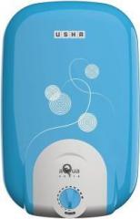 Usha 10 Litres Aquagenie 10L Moonflower Sky Blue Storage Water Heater (Sky Blue)