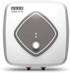 Usha 25 Litres Aqua Swirl Storage Water Heater (White, Grey)