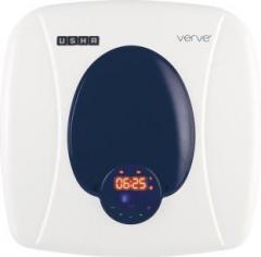 Usha 25 Litres Usha Verve Digital with Remote Storage Water Heater (White Blue)