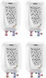 Usha 3 Litres INSTANO Pack Of 4 Instant Water Heater (MOONLIGHT WHITE)