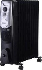 Usha 400w Fan OFR 4213 F PTC BLACK 13fin With Heat Setting 1000W/1500W/2500W Oil Filled Room Heater