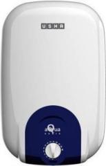 Usha 6 Litres SWH AQUA GENIE 06L CYAN NEW Storage Water Heater (White, Blue)