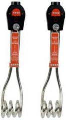 Usha Combo of 2 IH2410 & IH2410 Silver 1000 W immersion heater rod