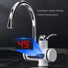 Wundervox 1 Litres Fast Heating Tap with LED Digital Display Instant Water Heater (Multicolor)