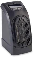 Wundervox 400 Watt Compact Plug in Wall Outlet Space Heater Fan with Digital Display Fan Room Heater