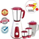 Activa Pearl Pro Plus 4 Jars 750 Mixer Grinder 4 Jars, White