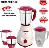 Activa Pluto Pro Plus 4 Jar 650 W Mixer Grinder 4 Jars, White