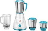 Alibaba Starlet 4 Super Efficient Stainless Blades 550 Mixer Grinder 4 Jars, White & Sea Green