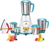 Alibaba Super Combo 750 W Magic Dry Iron White, Red & Starlet Five Star 5 Jar 550 Mixer Grinder 5 Jars, White & Sea Green