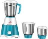 Alibaba Supreme Stainless Steel 550 Mixer Grinder 3 Jars, White & Sea Green