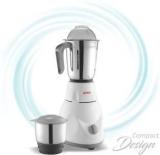 Almo Blend Master Treo 100% Hybrid Copper Motor SUPER SMART TURBO DX 550 Mixer Grinder 2 Jars, White, Grey