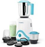 Amplesta 550W Mixer Grinder, Blender, 2 Unbreakable PC Jars, 2 Stainless Steel Jars Pro 550 Mixer Grinder 4 Jars, White