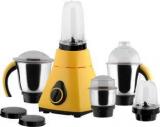 Anjalimix 5BJAMURAYELLOW1000 Yellow 1000 Watts Smoothie Maker Cum Mixer Grinder With 2 Bullet Jars & 3 S.S. Jars 1000 Juicer Mixer Grinder