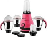 Anjalimix 5BJDGRANI1000 Magenta 1000 Watts Smoothie Maker Cum Mixer Grinder With 2 Bullet Jars & 3 S.S. Jars 1000 Juicer Mixer Grinder