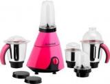 Anjalimix 5BJINTARANI1000 Insta Magenta 1000 Watts Smoothie Maker Cum Mixer Grinder With 2 Bullet Jars & 3 S.S. Jars 1000 Juicer Mixer Grinder