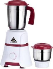 Athots Hardy Pro Powerful Hybrid 550 Mixer Grinder 2 Jars, Light Brown, White