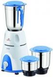 Bajaj 410176 500 W Mixer Grinder White, 3 Jars 500 Mixer Grinder