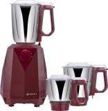 Bajaj 410554 Juvel Mixer Grinder 800 Watts 800 Mixer Grinder 3 Jars, Maroon