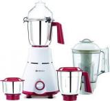 Bajaj 4701 GX 800 W Juicer Mixer Grinder 4 Jars, White, Red