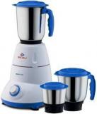 Bajaj 8901308715318 Bravo Dlx 500 Mixer Grinder 3 Jars, Silver, White, Blue