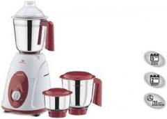 Bajaj B010FVGG8I Classic 750 Watt Mixer Grinder with 3 Jars White and Maroon 750 Mixer Grinder 3 Jars, White & Maroon