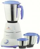 Bajaj Bravo Dlx 500 W Mixer Grinder 3 Jars, White, Blue