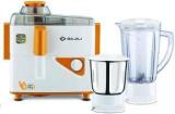 Bajaj By Bajaj ELECTRICALS LIMITED MAJESTY JX4 NEO 410700 JX 4 NEO 500 Juicer Mixer Grinder 2 Jars, White, Orange