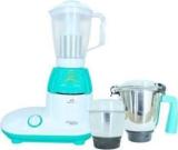 Bajaj By Bajaj TWISTER FRUITY 750 Mixer Grinder 3 Jars, White, TEAL