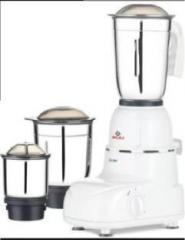 Bajaj Glory mixer grinder 500 Mixer Grinder 3 Jars, White