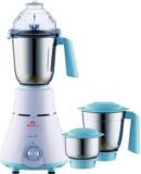 Bajaj GX 11 750 W Mixer Grinder 3 Jars, White Turquoise