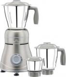 Bajaj IVORA SILKY CARAMAEL WITH 800WATT MOTOR 800 Mixer Grinder 3 Jars, Grey