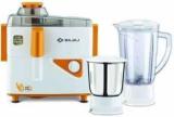 Bajaj JX4NEO MIXER Neo 450 Juicer Mixer Grinder 2 Jars, Orange White