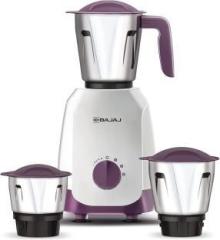 Bajaj NINJA SERIES ELEGANCE PURPLE 500W 410568 Ninja series 500 Mixer Grinder 3 Jars, Baegni, White