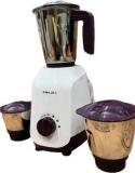 Bajaj Ninja Series Elegance Purple Mixer Grinder 410568 500 Mixer Grinder 3 Jars, White