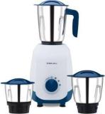 Bajaj Ninja Series Grace 500W Midnight Blue 410577 500 Mixer Grinder 3 Jars, Blue