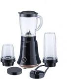 Bajaj Powerful 300W Mixer Grinder, Blender, Juicer And Smoothie Maker With Sipper And Store Lids, 3 Jars, Black, Regular NX 300 Mixer Grinder 3 Jars, Black