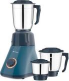 Bajaj SPLENDORA 550 Mixer Grinder 3 Jars, Blue & Copper