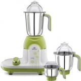 Bajaj Twister Deluxe 750 Mixer Grinder 3 Jars, White, Green