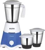 Baltra Maximo 500 Watt Mixer Grinder With 3 Stainless Steel Jars Turquoise Blue & White 500 Mixer Grinder 3 Jars, White And Blue