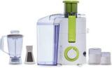 Bms Lifestyle By Bms Lifestyle 500FPN4 Raw Juice Machine 5 IN 1 Food Processor With 3 Jar And Fruit Filter Attachment Free Pulp Juice Extractor . Juicer 500 Juicer Mixer Grinder 3 Jars, White, Green