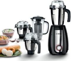 Bosch MGM8846MIN, MGM8842MIN TrueMixx Pro 1000 W Mixer Grinder 4 Jars, Black, Steel