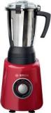 Bosch Radiance MGM4334RIN _ TrueMixx 600 W Mixer Grinder 3 Jars, Red, Silver, Grey, Black