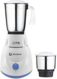 Bostton Diamond Super Pro 750 W Copper Winded Motor 750 Mixer Grinder 2 Jars, White/Blue