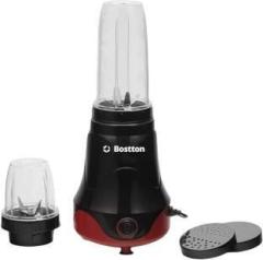 Bostton SweetyPro 550 Watts Turbo, 22000 RPM 550 Mixer Grinder 2 Jars, Black