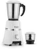 Briqre Jumbo Mixer Grinder 500 Mixer Grinder 2 Jars, White