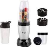 Briqre Splash | Smoothies Blender | Bullet Mixer | Nutri Pro Blender Complete Master Chef For Smoothie, Milk Shakes, Crushing Ice & Juices 500 Juicer Mixer Grinder 3 Jars, Silver