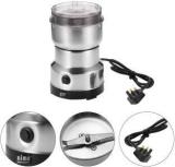 Bronezomart By Mini Stainless Steel Coffee Spice Nuts Grains Bean Grinder Mixer 300 Juicer Mixer Grinder 1 Jar, Silver6