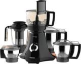 Butterfly Food Processor ELEKTRA 750 Juicer Mixer Grinder 6 Jars, Black