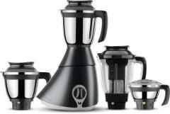 Butterfly Present Matchless 750 W with Stylish & Shockproof ABS body, 4 Stainless steel Jars and 3 speed control knob with whip 750 W Juicer Mixer Grinder 4 Jars, Black